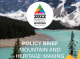 Mountains and heritage-making - policy brief